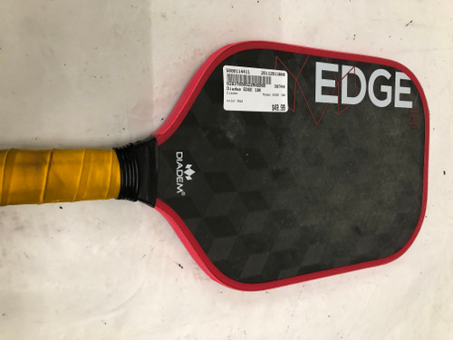 Vist Large View of Product Image Which is Used Diadem EDGE 18K Pickleball Racquet Red