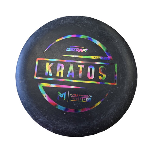 Vist Large View of Product Image Which is Used Discraft KRATOS FIRST RUN Disc Golf Putter Black