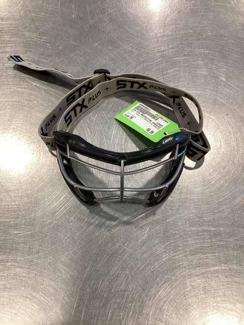 Vist Large View of Product Image Which is Used STX STX PROTECTIVE GOGGLES Lacrosse Facial Protect Black MD