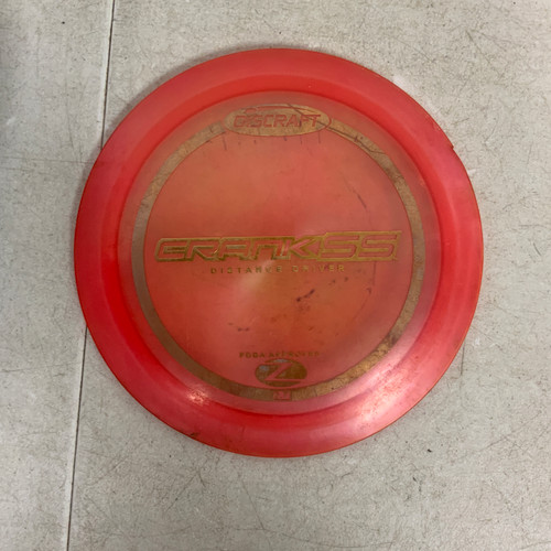 Vist Large View of Product Image Which is Used Discraft Z CRAK SS Disc Golf Driver Red 172g