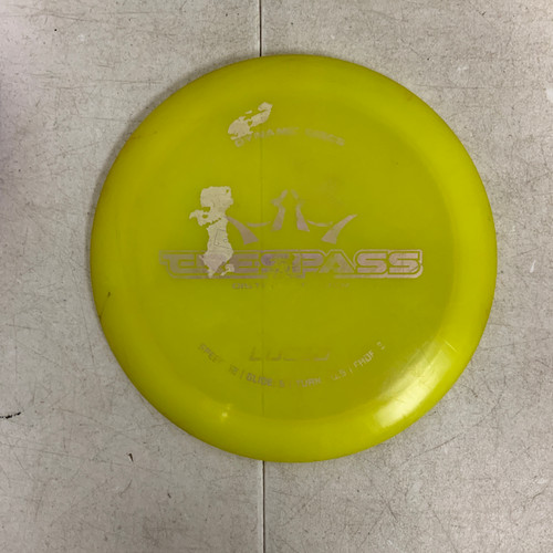 Vist Large View of Product Image Which is Used Dynacraft LUCID TRESPASS Disc Golf Driver Yellow 175g