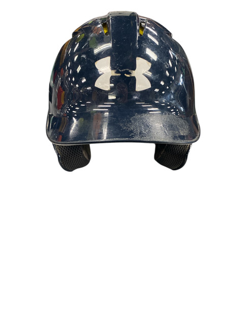 Vist Large View of Product Image Which is Used Under Armour HELMET Batting Helmet No Mask Navy Blue MD