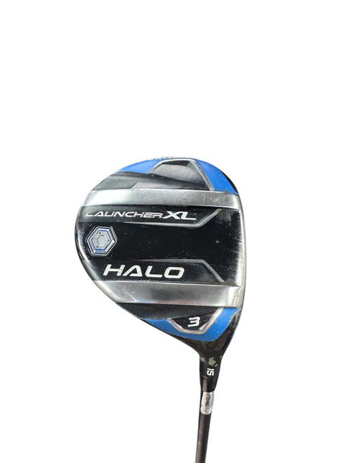 Vist Large View of Product Image Which is Used Cleveland LAUNCHER XL HALO Mens Fairway Wood RH 3 Wood