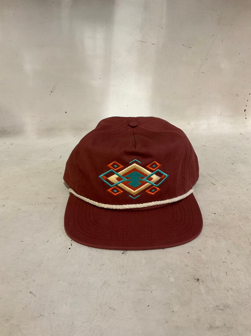 Vist Large View of Product Image Which is Used RAISED BY COYOTES HAT BB/SB Cap Maroon
