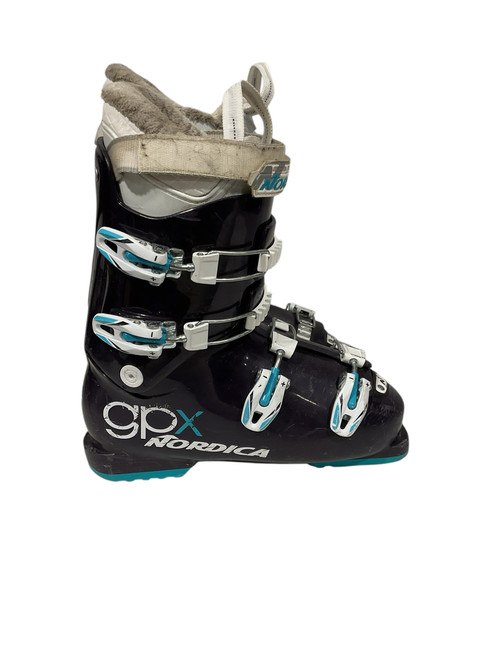Vist Large View of Product Image Which is Used Nordica GPX Mens DH Ski Boot Black 265 MP - M08.5 - W09.5