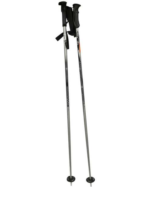 Vist Large View of Product Image Which is Used Rossignol PURE MOUNTAIN Mens DH Ski Pole Black 125 cm / 50 in