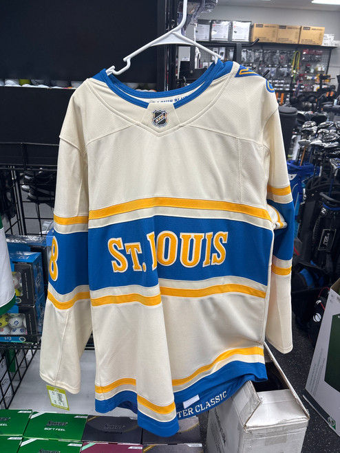 Vist Large View of Product Image Which is Used St Louis Blues Robert Thomas WC25 Jersey size 54 Winter Classic
