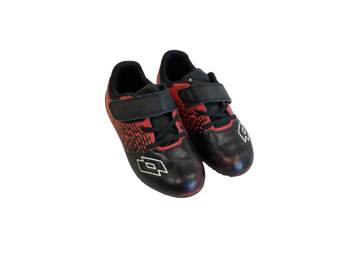 Vist Large View of Product Image Which is Used Lotto Soccer Cleats Red Youth 13.0