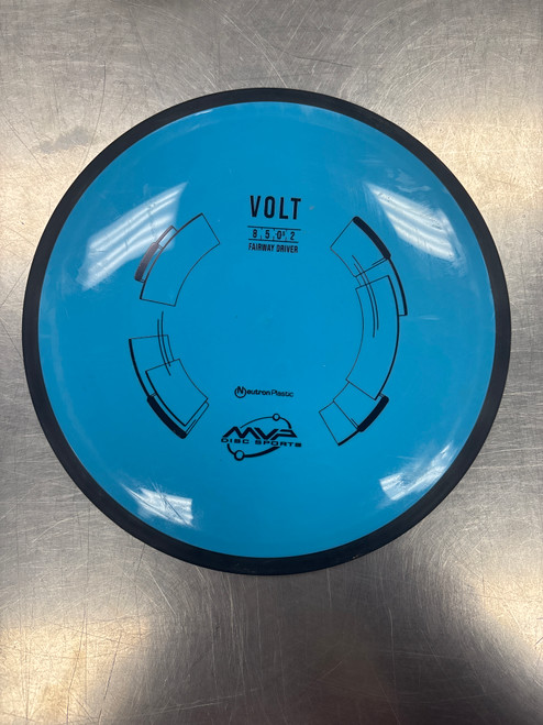 Vist Large View of Product Image Which is Used MVP NEUTRON VOLT Disc Golf Driver Royal Blue