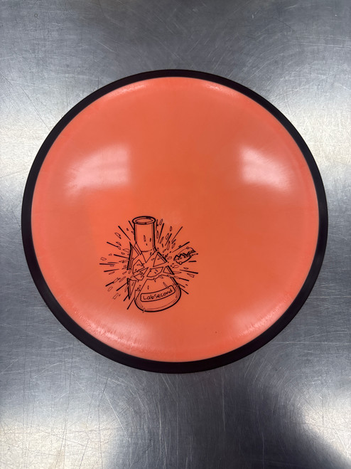 Vist Large View of Product Image Which is Used MVP FISSION VOLT Disc Golf Driver Orange