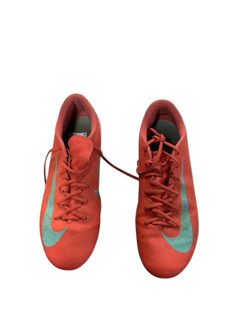 Vist Large View of Product Image Which is Used Nike Soccer Cleats Red Senior 12.5