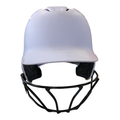 Vist Large View of Product Image Which is Used Evoshield WB5725706SM Batting Helmet w/Mask White SM