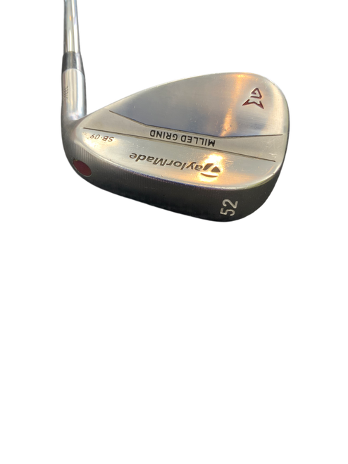 Vist Large View of Product Image Which is Used Taylormade MILLED GRIND Golf Wedge Mens RH 52 Degree