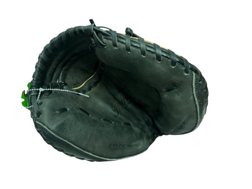 Vist Large View of Product Image Which is Used Nike Diamond Ready KEYSTONE Youth Baseball Catchers Mitt RH Throw Black 31"