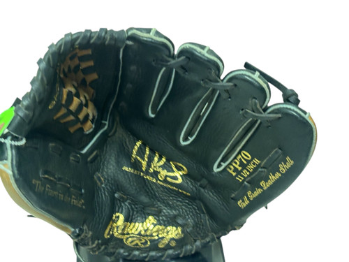Vist Large View of Product Image Which is Used Rawlings ALBERT PUJOLS PP70 Leather Shell Junior Baseball Glove RH Throw Brown 11 1/2"