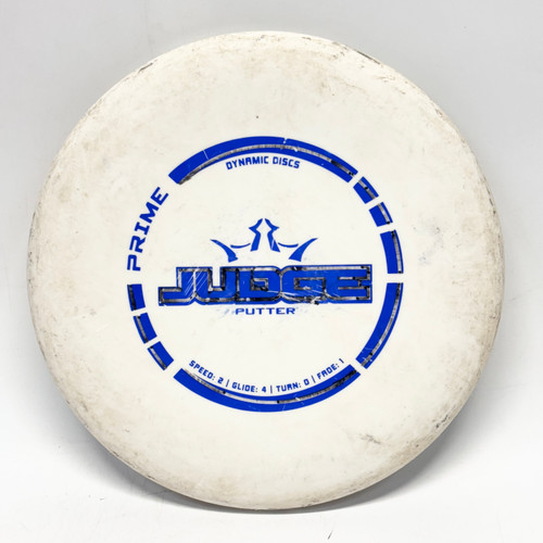 Vist Large View of Product Image Which is Used Dynamic Discs PRIME JUDGE Disc Golf Putter White 175g