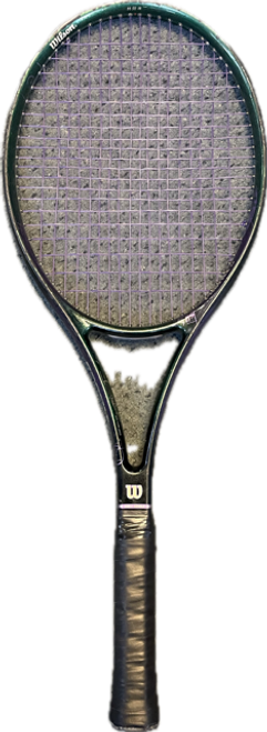 Vist Large View of Product Image Which is Used Wilson PROFILE AIRE SHELL 3.0 Adult Tennis Racquet Purple 4 1/2"