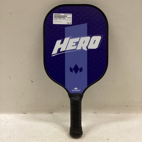 Vist Large View of Product Image Which is Used Diadem HERO Pickleball Racquet Navy Blue