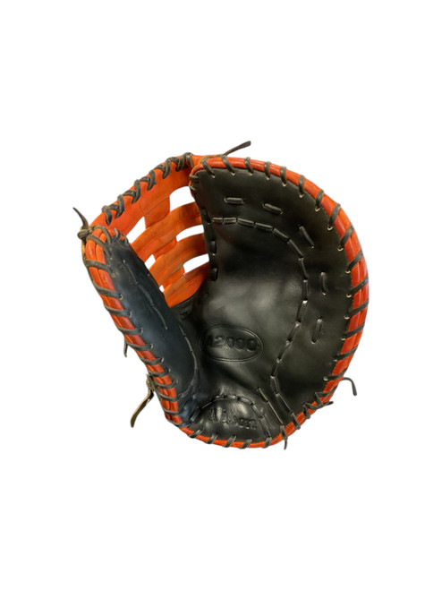 Vist Large View of Product Image Which is Used Wilson A2000 BB/SB First Base RH Throw Black 12"