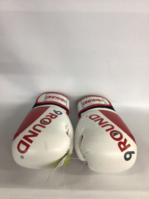 Vist Large View of Product Image Which is Used 9ROUND BOXING GLOVES Boxing Gloves Cardinal And White M/L