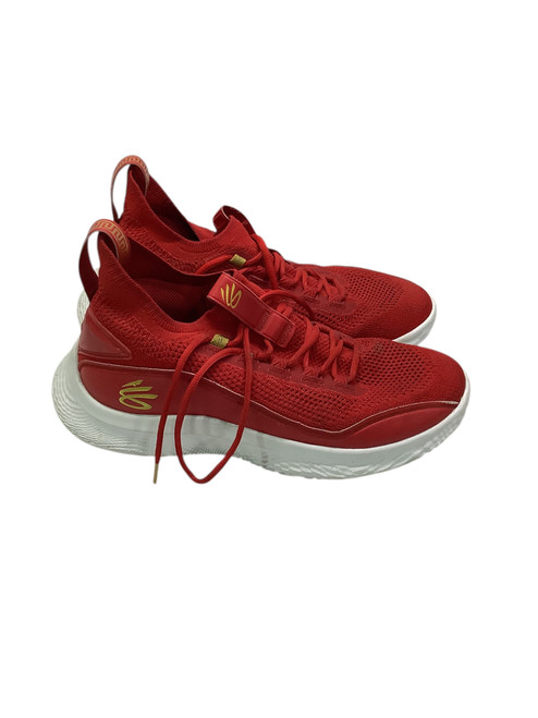 Vist Large View of Product Image Which is Used Under Armour Basketball Shoes M Red Senior 11