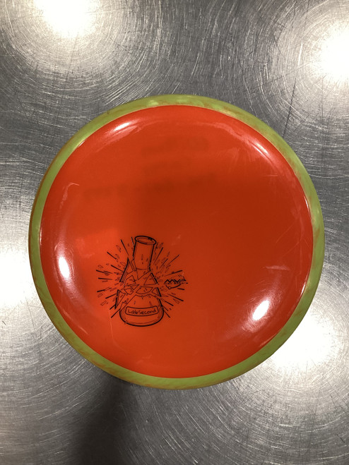 Vist Large View of Product Image Which is Used MVP VIRUS Disc Golf Driver Orange