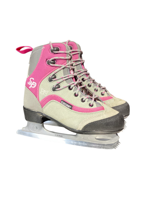 Vist Large View of Product Image Which is Used CCM SP Girls Softboot Skate Grey Junior 05