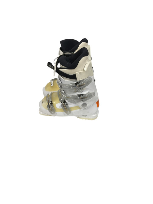 Vist Large View of Product Image Which is Used Lange Womens DH Ski Boot White 245 MP - M06.5 - W07.5