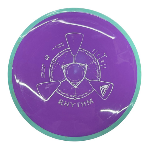 Vist Large View of Product Image Which is Used Axiom NEUTRON RHYTHM Disc Golf Driver Purple 171g