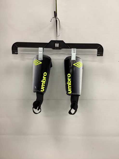 Vist Large View of Product Image Which is Used Umbro Soccer Shin Guards Youth Black SM