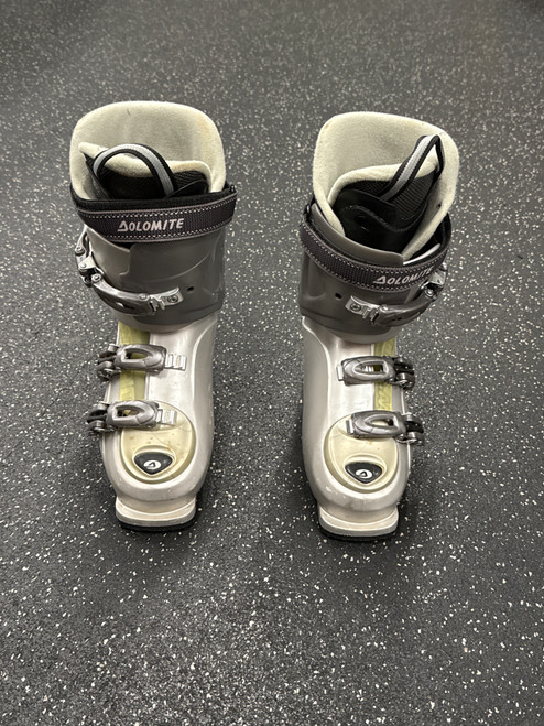 Vist Large View of Product Image Which is Used Dolomite E30 ECLIPSE WMNS Womens DH Ski Boot Grey 235 MP - J05.5 - W06.5