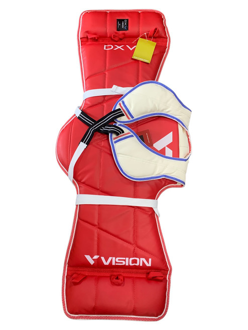 Vist Large View of Product Image Which is Used Vision Martial Arts Chest Guard Red MD