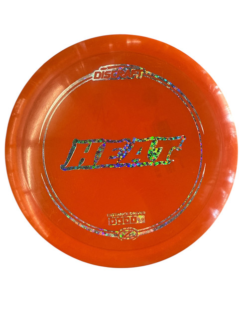 Vist Large View of Product Image Which is Used Discraft HEAT Disc Golf Driver Orange