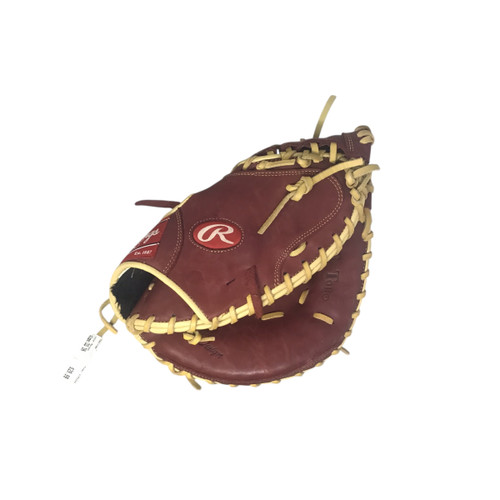 Vist Large View of Product Image Which is Used Rawlings SCM33SS BB/SB Catchers RH Throw Maroon 33"