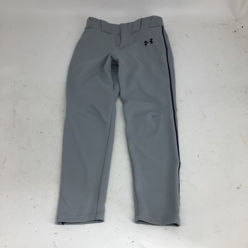 Vist Large View of Product Image Which is Used Under Armour JR MEDIUM LOOSE BELTED BB/SB PANTS BB/SB Pant Boys Grey MD