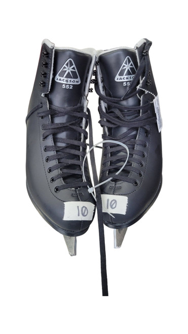 Vist Large View of Product Image Which is Used Jackson 552 FIGURE SKATES Mens Figure Skate Black Senior 10