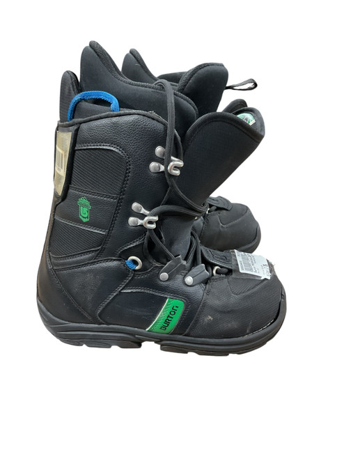 Vist Large View of Product Image Which is Used Burton PROGRESSION YOUTH SZ 6 Boys Snowboard Boots Black Junior 06