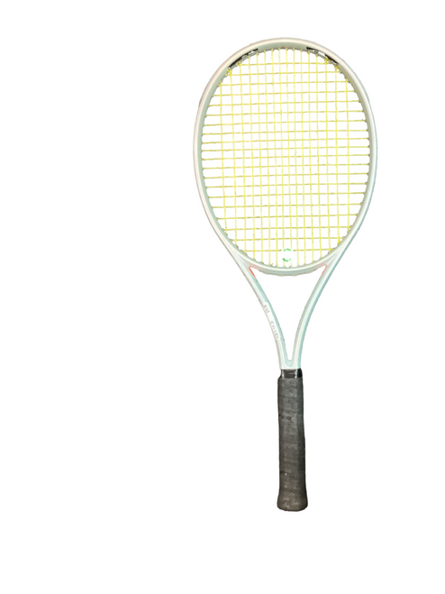 Vist Large View of Product Image Which is Used Wilson SHIFT V1 99 Adult Tennis Racquet White 4 1/4"