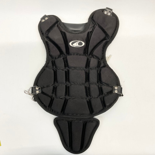 Vist Large View of Product Image Which is Used Champro Catchers Chest Protector Black Youth