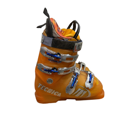 Vist Large View of Product Image Which is Used Tecnica DIABLO 90 Boys DH Ski Boot Orange 215 MP - J03