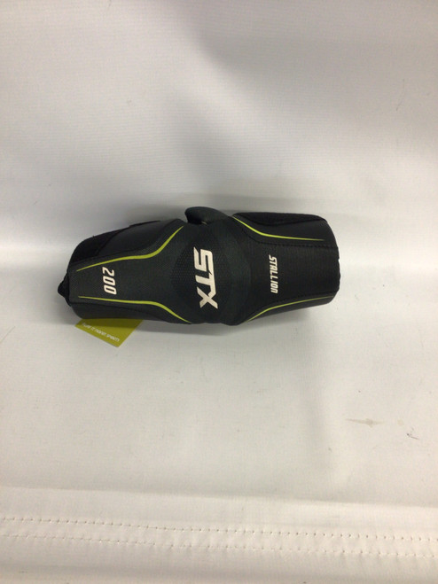 Vist Large View of Product Image Which is Used STX STALLION 200 Lacrosse Arm Pads/Guards Black MD