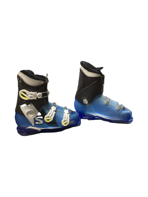 Vist Large View of Product Image Which is Used Salomon T3 Womens DH Ski Boot Royal Blue 255 MP - M07.5 - W08.5