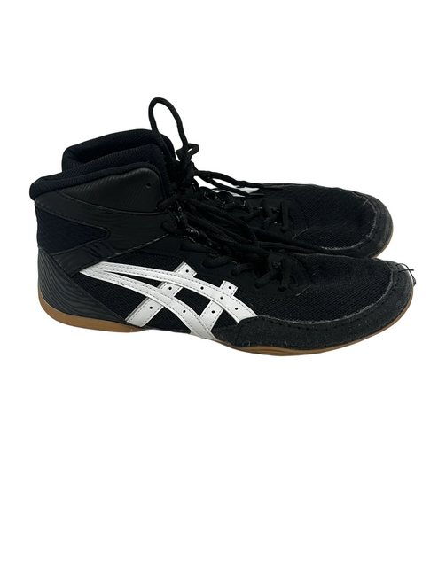 Vist Large View of Product Image Which is Used Asics Matflex Mens 10.5 Wrestling Shoes Black 