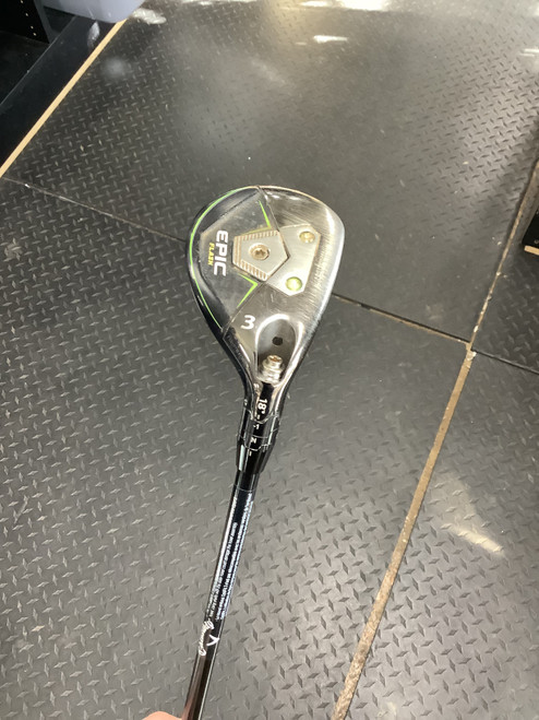 Vist Large View of Product Image Which is Used Callaway EPIC FLASH Mens Hybrid Club RH 3 Hybrid