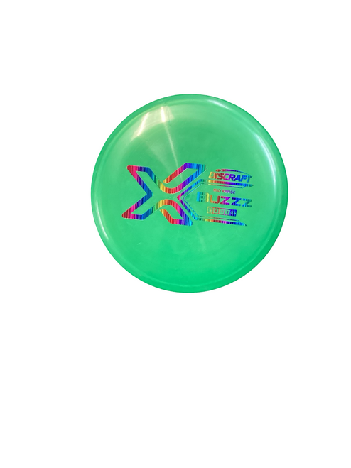 Vist Large View of Product Image Which is Used Discraft BUZZZ Disc Golf Mid Range Green