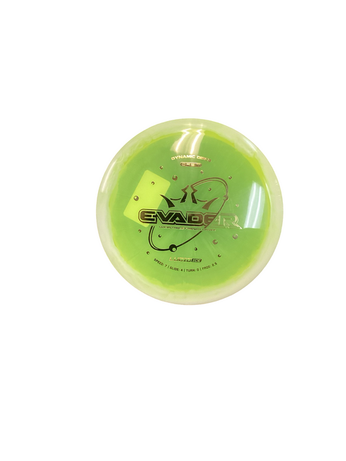 Vist Large View of Product Image Which is Used Dynamic Discs EVADER LUCID ICE Disc Golf Driver Yellow