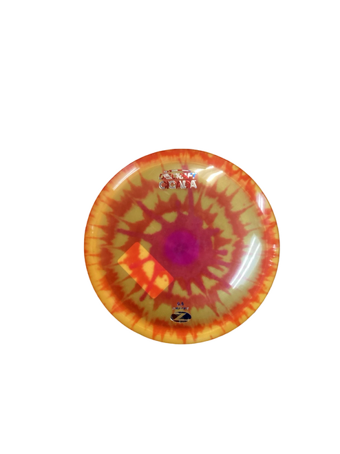 Vist Large View of Product Image Which is Used Discraft CICADA Disc Golf Driver Orange