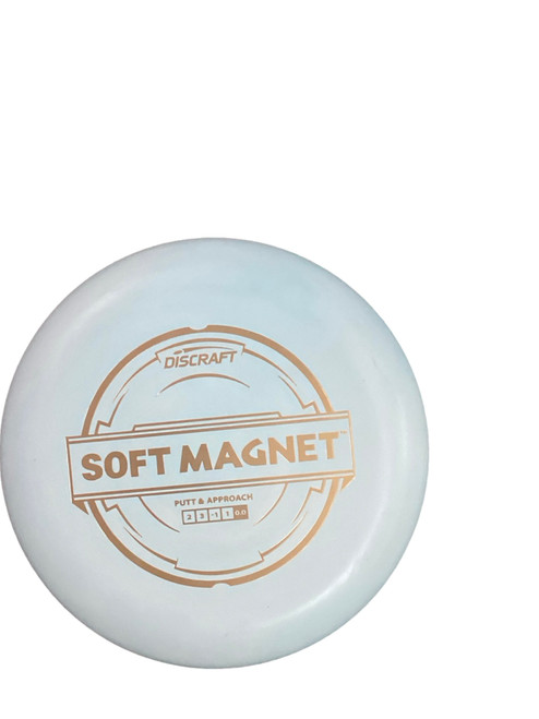 Vist Large View of Product Image Which is Used Discraft SOFT MAGNET Disc Golf Putter Silver