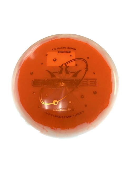 Vist Large View of Product Image Which is Used Dynamic Discs EVIDENCE LUCID ICE Disc Golf Mid Range Orange