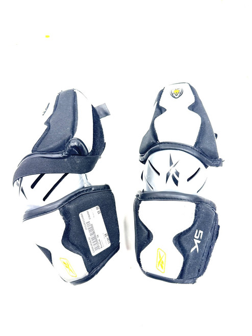 Vist Large View of Product Image Which is Used Reebok 5K Lacrosse Arm Pads/Guards Black SM